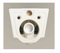 Custom Marble Wall Hung Toilet Bowl Ceramic Wc Toilet with Concealed Cistern