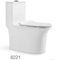 Modern Design Siphonic Bathroom Sanitaryware Wc White One-Piece Toilet