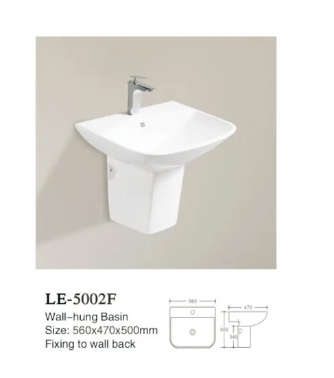 High Quality Bathroom Ceramic Wall-Hung Face Washing Basin