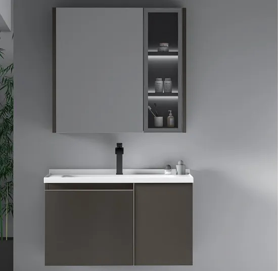 Luxury Bathrooom Cabinet Combination Bathroom Cabinet Floor Wash