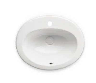 Modern Polished White Ceramic Sanitary Bathroom Sink Wash Basin