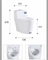 Popular Style Floor Mounted Bathroom Dual Flush Siphonic One Piece Toilet