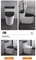 Ceramic Sanitaryware Bathroom Furniture Water Closet One Piece Toilet
