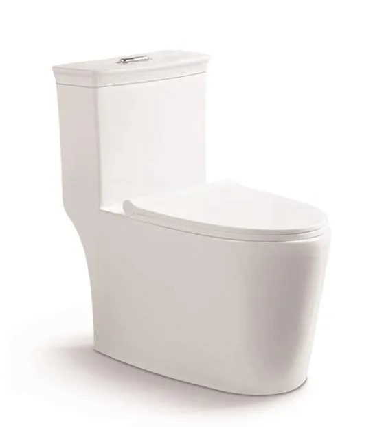 Popular Style Floor Mounted Bathroom Ceramic Closestool Siphonic One Piece Toilet