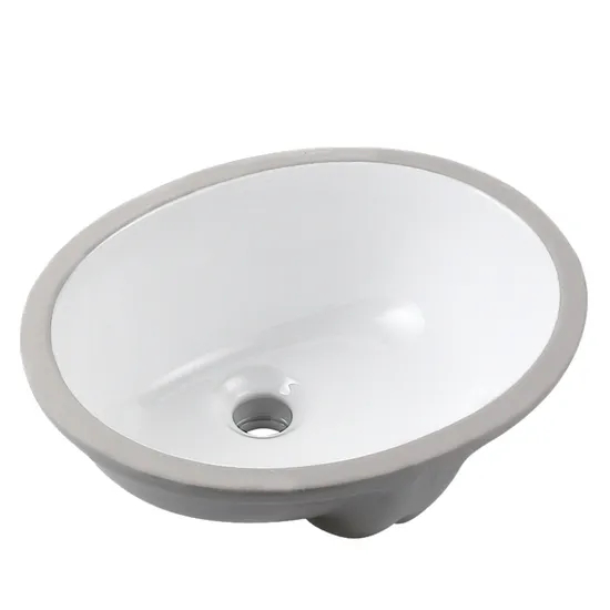 China Wholesale Polished Rectangular Porcelain White Bathroom Mount Sink