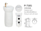 Modern Solid Surface Stone Bathroom Freestanding Wash Basin Pedestal Sink