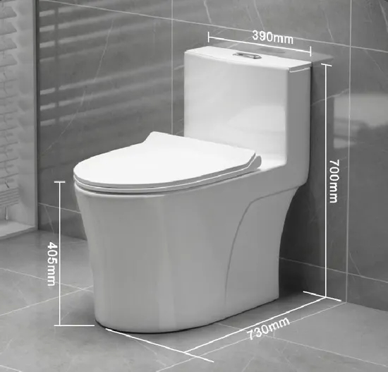 Popular Sanitary Ware Ceramic Siphonic One Piece Toilet