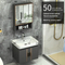 2023 New Desig Wholesale Bathroom Square Ceramic Lavabo Vanity Top Cabinet