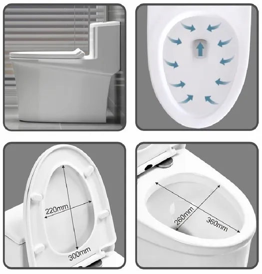 Africa Nigeria Hot Sales One Piece Toilet