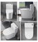 Factory Supply Sanitary Ware White Color Round Water Closet