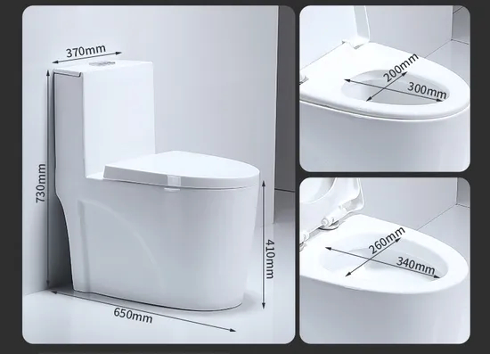 China Sanitary Ware Ceramic Siphonic One Piece Toilet