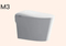 Flushing Oval Shape Porcelain Ceramic Bathroom One Piece Wc Toilet