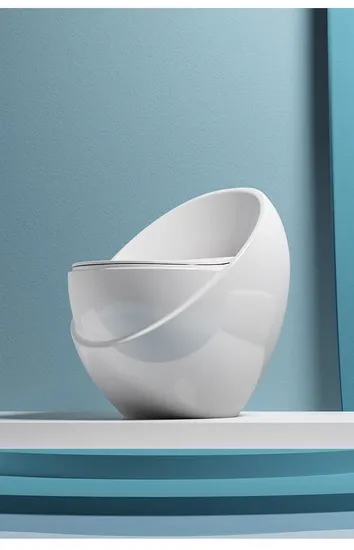 Dual Flush 3/6L Toilet P Trap Square Shape Modern Toilet