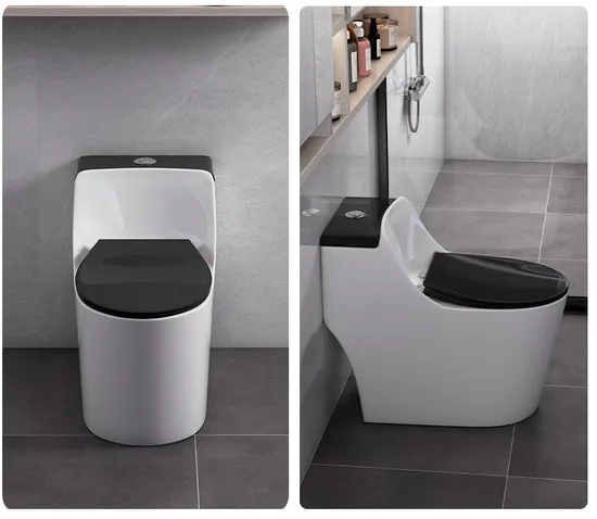 2023 Chaozhou Sanitary Ware S-Trap Water Saving One Piece Siphonic Toilet