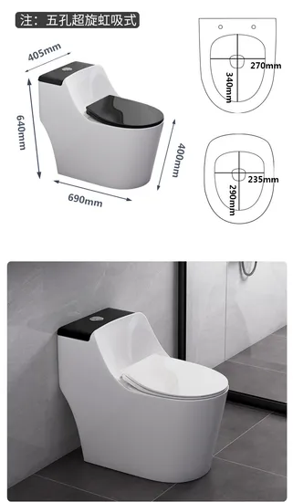 Sanitary Fixtures Water-Efficient Comfortable Seating Ceramica One Piece Toilets
