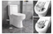 Toilet Bathroom Ceramic One-Piece Toilet