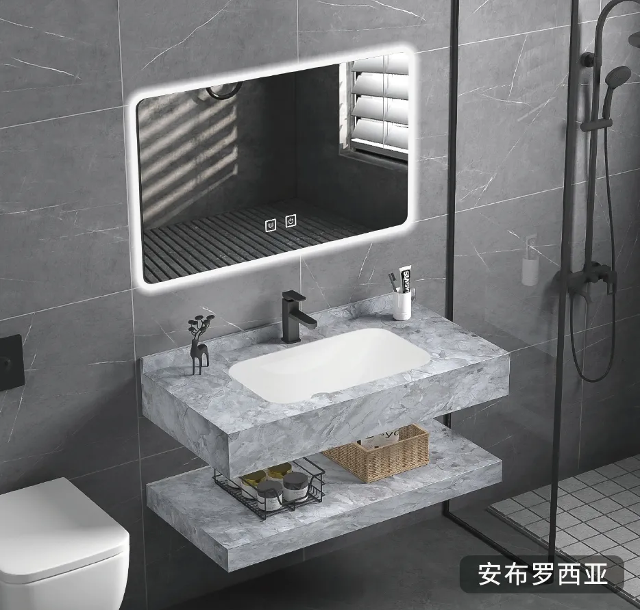 Cabinet Bathroom Vanity Stone Counter